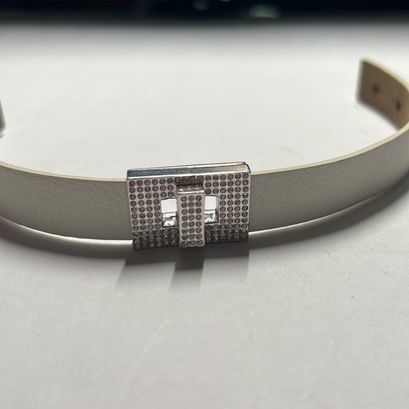 NWOT Swarovski Leather & Crystal Bracelet - Picture 2 of 7